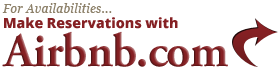 Make reservations at airbnb.com